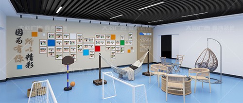 臨沂銀河小學(xué)繩飛館展廳